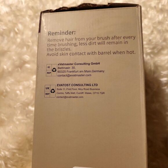 Amike nano tech pro hair brush, comes with clips for easy drying, originally$45. - Picture 4 of 5